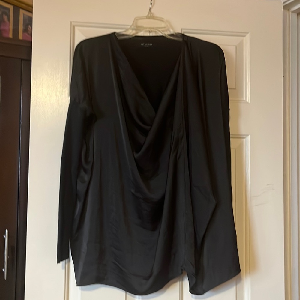 Mixed media top by All Saints - sz Small